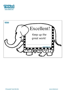 Teacher Resources, Certificates for kids, free homeschool worksheets, Worksheets for kids - elephant certificate