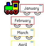 Teacher resources, free home school worksheets, Key stages 1 & 2 Worksheets for kids - months flashcards