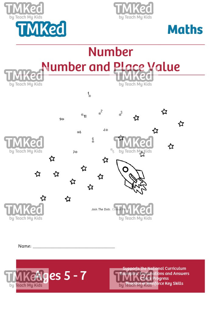 key stage 1 maths, Worksheets for kids - number and place value worksheets, 5-7 years