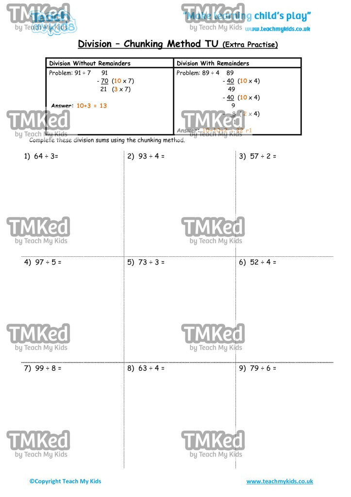 Worksheets for kids - division-chunking_method_tu_extra