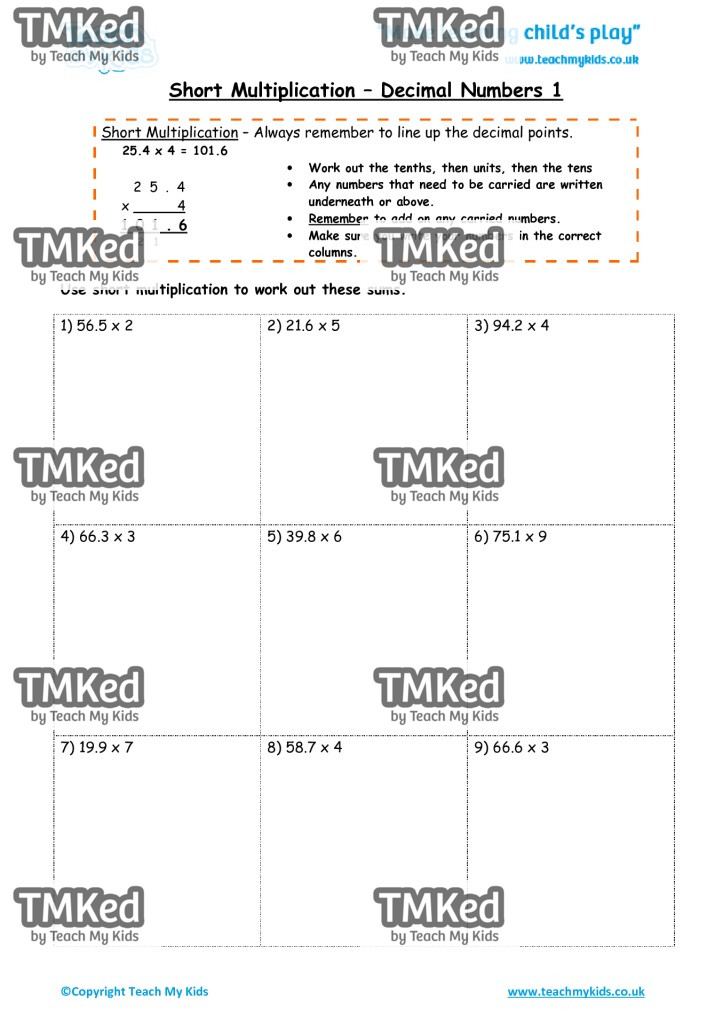 Worksheets for kids - short_multiplication_-_decimal_numbers_1