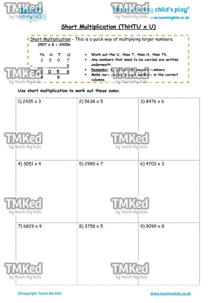 Worksheets for kids - short_multiplication_-_thhtu_x_u