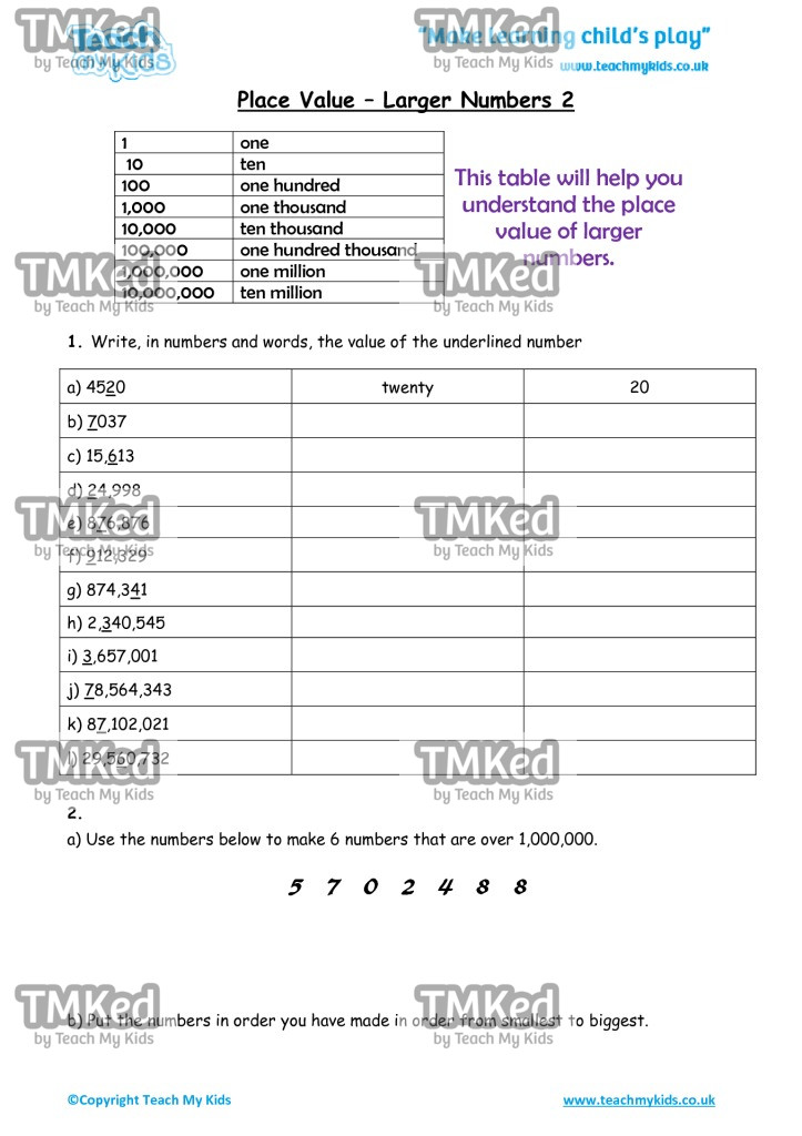 Worksheets for kids - place-value-larger-numbers-2