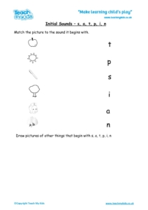 Worksheets for kids - satpin