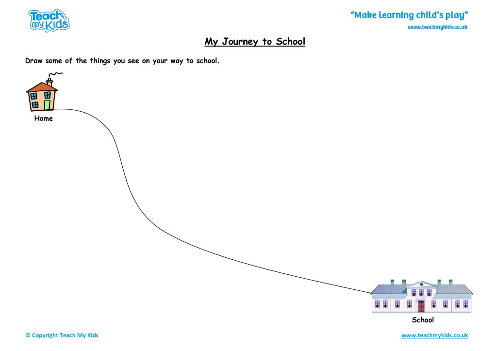 a journey from home to school