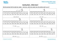 Worksheets for kids - counting-back-which-door
