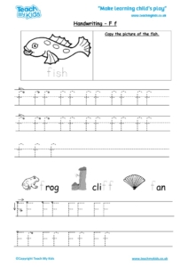 Worksheets for kids - handwriting Ffdocx