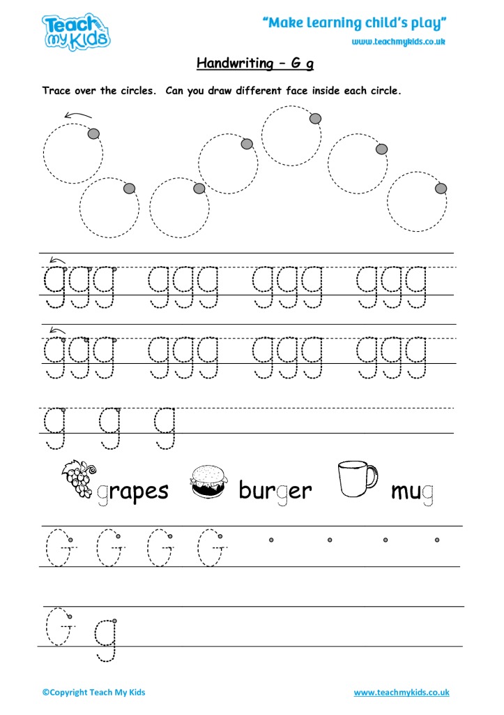 Alphabet & Handwriting Practice (5-7 Years) - TMK Education