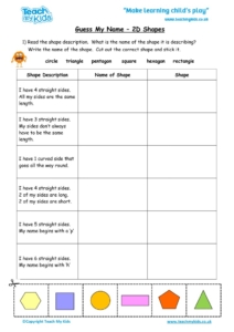 Worksheets for kids - guess_my_name_-_2d_shapes