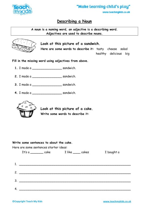 Describing a Noun TMK Education