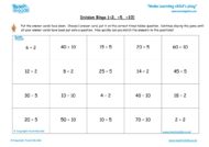 Worksheets for kids - division-bingo-2-5-10