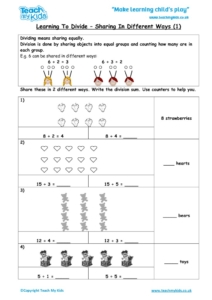 Worksheets for kids - learning-to-divide-sharing-in-diff-ways-11