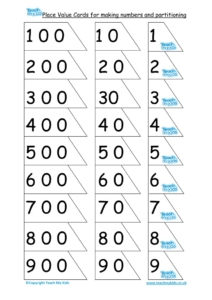 Worksheets for kids - Arrow-cards-for-making-numbers-and-partitioning