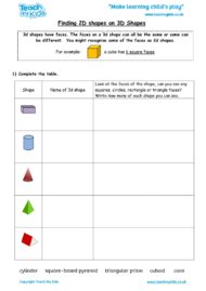 Worksheets for kids - finding_2d_shapes_on_3d_shapes