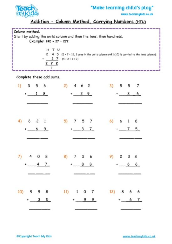 Worksheets for kids - addition,_column_carrying_numbers_htu