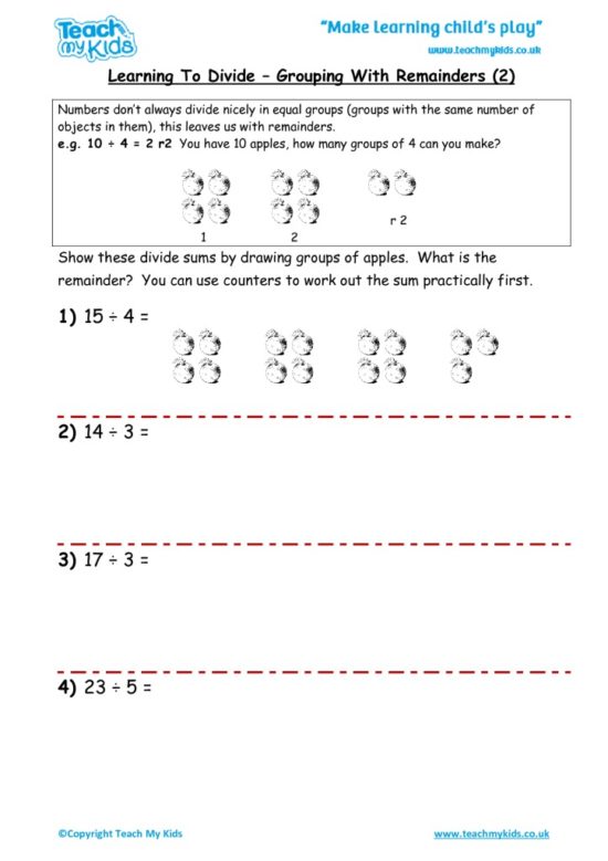 Worksheets for kids - learning-to-divide-grouping-with-remainders-2