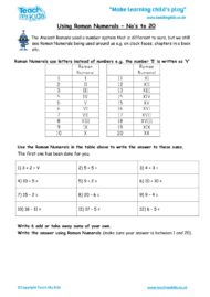 Worksheets for kids - using_roman_numerals_2