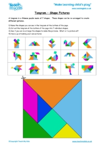 Worksheets for kids - tangram_-_shape_pictures