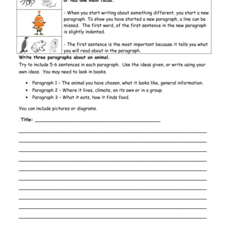 Writing Paragraphs - Weather - TMK Education