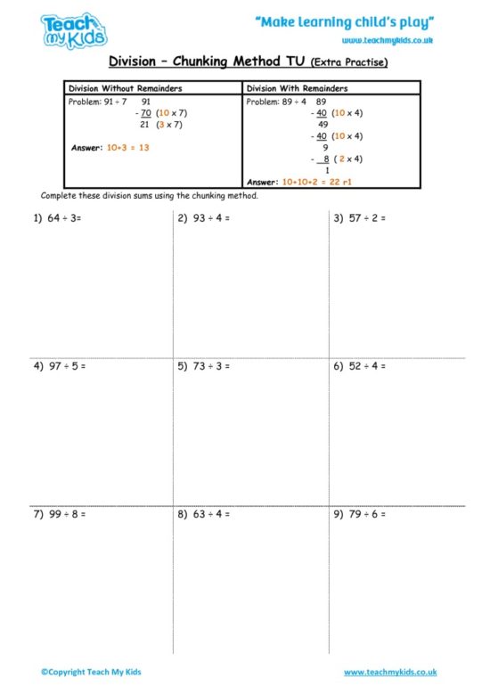Worksheets for kids - division-chunking_method_tu_extra