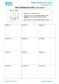 Worksheets for kids - short_multiplication_-_htu_extra