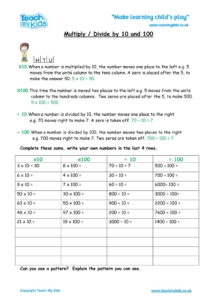Worksheets for kids - x_and_divide,_10,_100