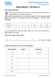 Worksheets for kids - roman_numerals_-_the_basics,_3