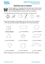 Worksheets for kids - identifying_lines_of_symmetry