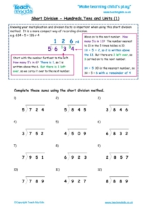 Worksheets for kids - short-division-htu