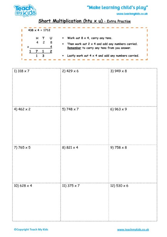 Worksheets for kids - short_multiplication_-_htu_x_u_extra