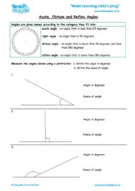 Worksheets for kids - acute-obtuse-and-reflex-angles