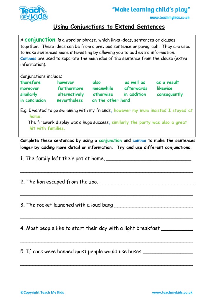 conjunctions-worksheets-conjunctions-worksheet-joining-sentences
