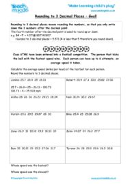 Worksheets for kids - Rounding-to-3-decimal-places