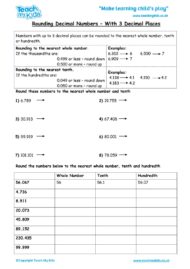 Worksheets for kids - rounding-decimal-numbers-with-3-decimal-places